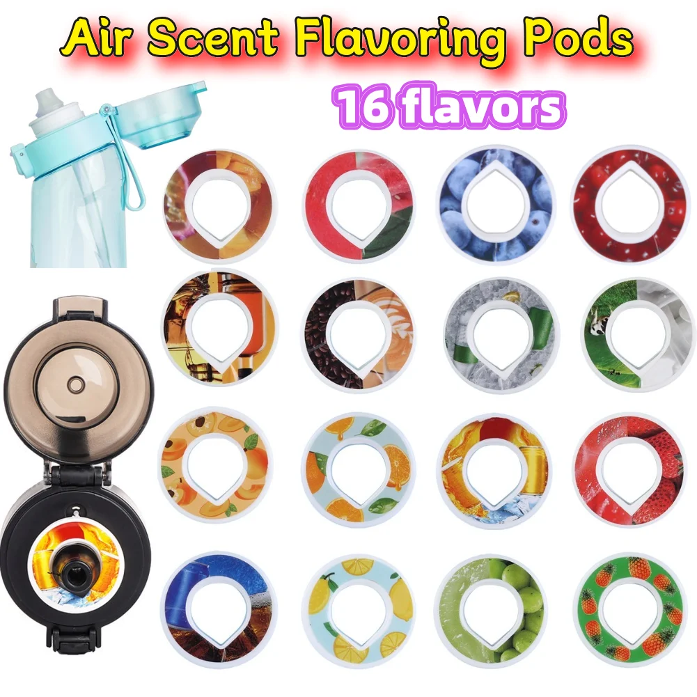 Water Bottle Flavor Pods Fruit Scent Pods Air Scent Fruit Flavour 0 Sugar Up plastic Water Drink Bottle