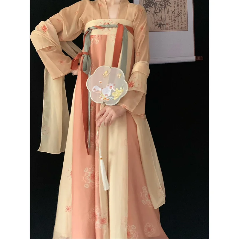 

Ancient Chinese Costume Fairy Hanfu Dress Women Elegant Traditional Chinese Tang Suit Girl Noble Princess Costume Folk Dance