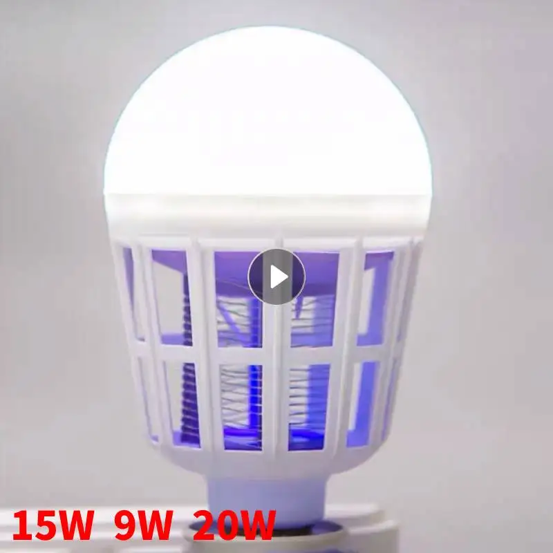 9W/15W/20W Led Mosquito Killer Bulb 2 In 1 Led Lampadina E27 B22 Per Indoor Home Anti Mosquito Repellent Killer Lighting Bulb