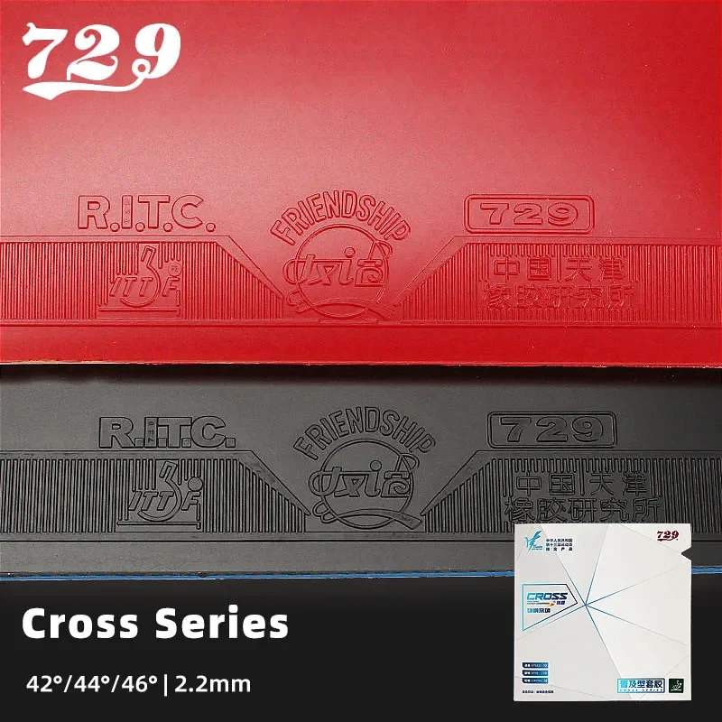 Table Tennis Rubber Original Friendship 729 Cross Series Table Tennis Rubber Tacky Pimples-in ITTF Approved