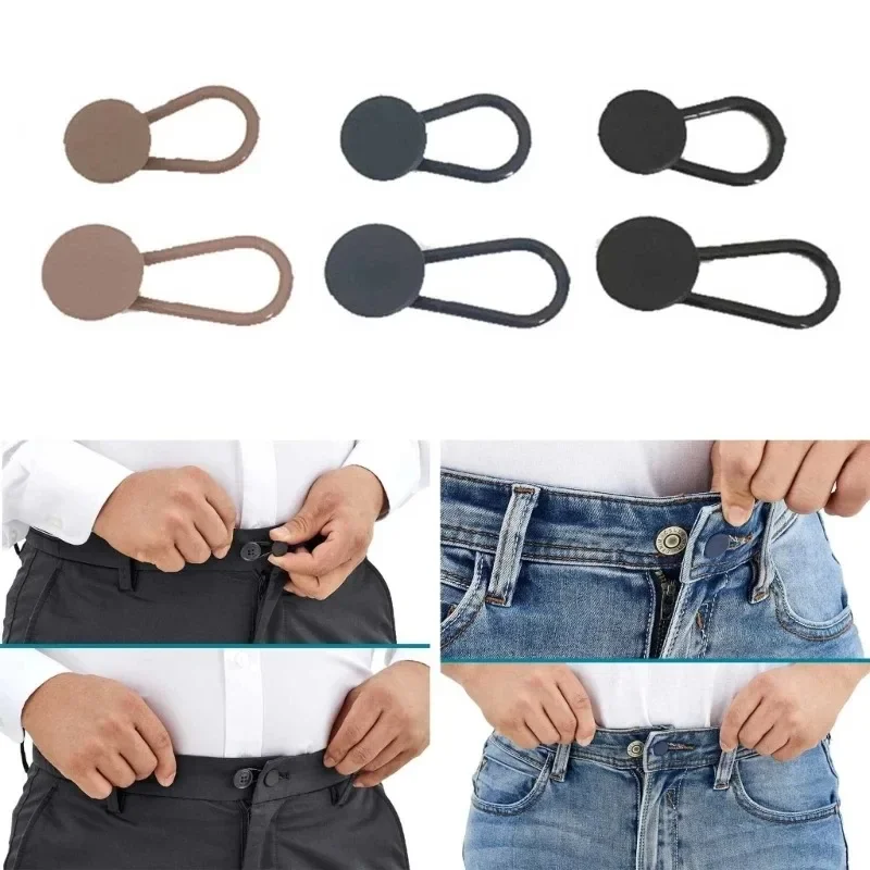 15mm/18mm 12pcs Pants Extender Buttons Flexible Waist Extenders for Jeans Pants for Women & Men Pregnancy Jeans Skirt 6