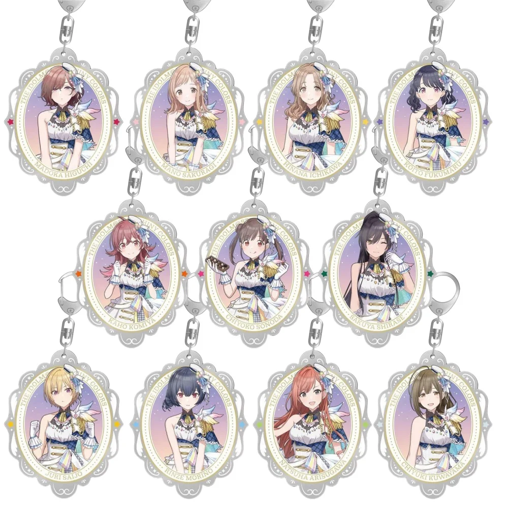 Anime Peripheral Store The Idolm@ster Toru Rinze Morino Fuyuko Mayuzumi Sunset Acryl Schlüsselanhänger Anhänger Fans Geschenke ca. 6 cm