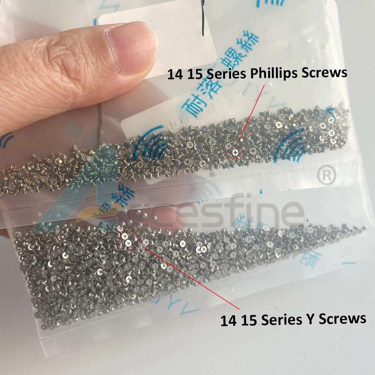 100pcs LCD Display Screen Flex Holder Plate Y Screws for thumbnail 3