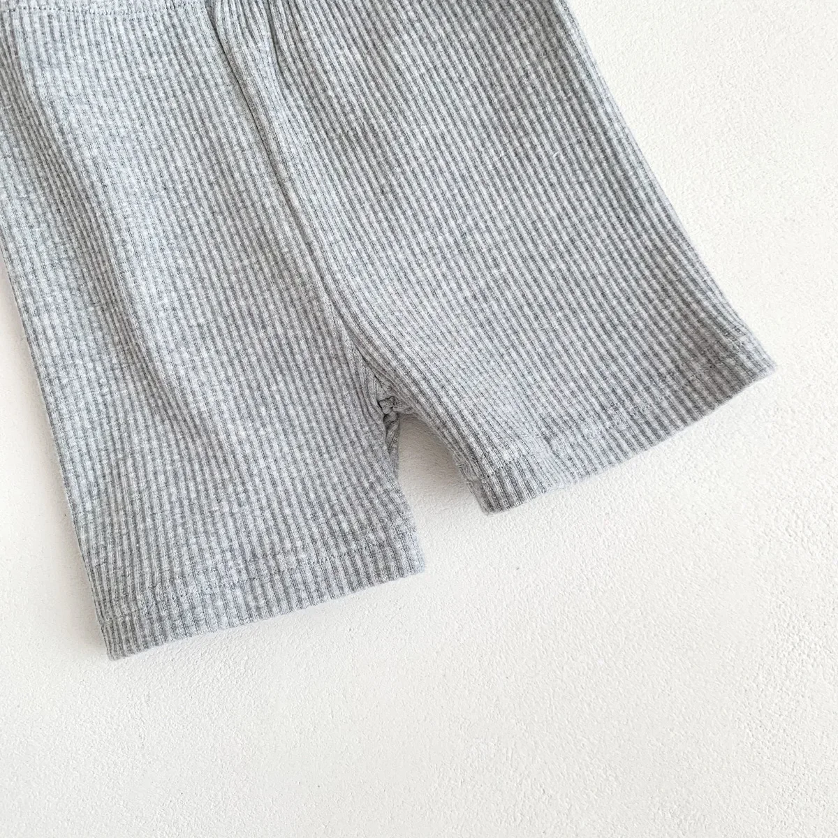 New Summer Children Casual Shorts for Boys and Girls Babies Baby Korean Solid Color Knitted Shorts Teenage Girls Clothing