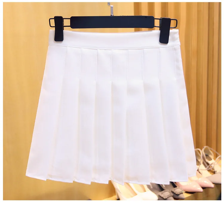 Plaid Pleated Skirt Mini Skirts Summer Winter Black Mini Skirts Women Korean Japanese Style Micro Skirt School White Skirt Y2k black tennis skirt