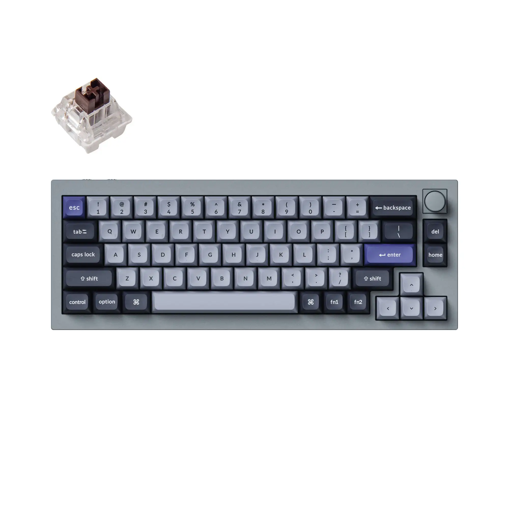 Keychron q2 pro knopf qmk komplett montierte drahtlose benutzer 