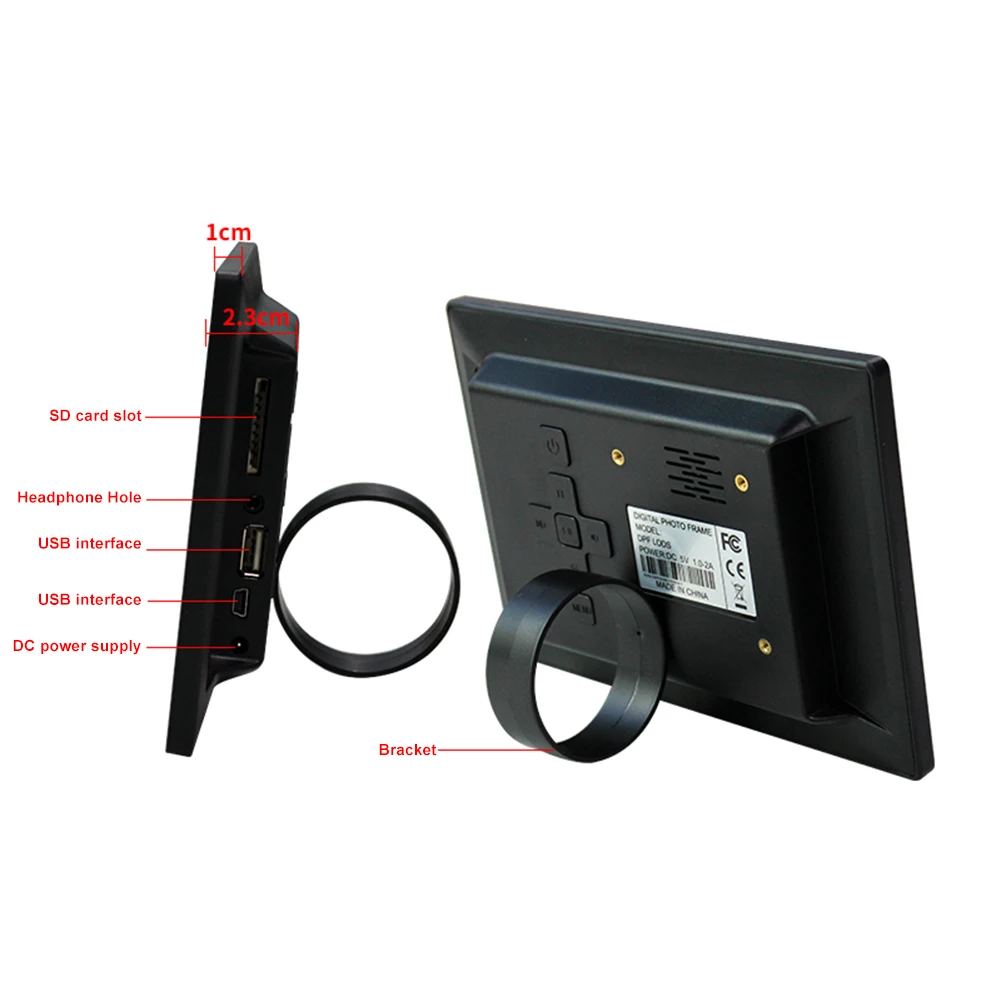 7 Inch HD Digital Photo Frame 800x480 LED Smart Electronic Photo Album LCD Photo Frame MP3 MP4 Music Player with Remote Control view 6