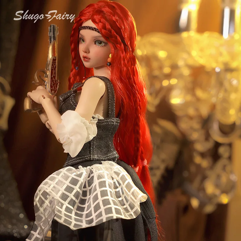 Helios BJD Doll 1/4 Scale - Medieval Sea Warrior Pirate Captain Hook Full Set, Resin, Articulated, For 15+