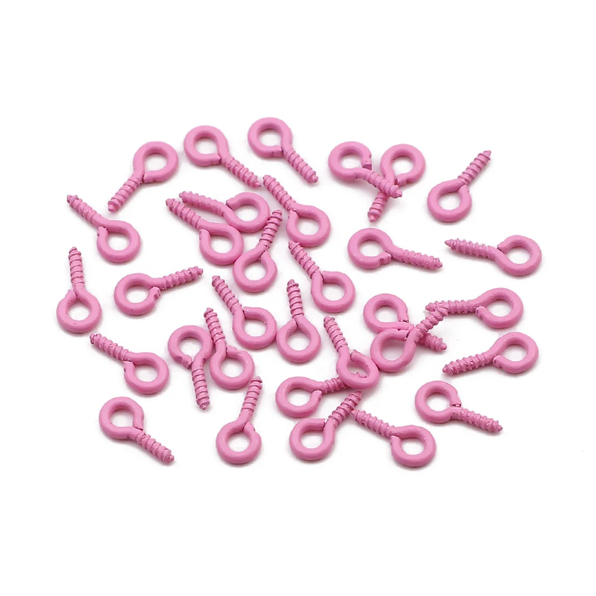 Vibrant Mini Eyelet Pins & Clasps Set for Jewelry Making - 100 Pieces