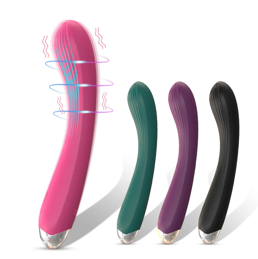 Vibratore del punto G per principianti per le donne Stimolatore del clitoride del capezzolo Orgasmo Vibratore del dito Dildo a forma di vibrazioni Giocattoli del sesso per_voghion.com