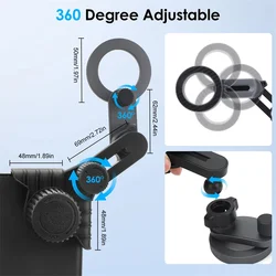 Magnetic 360° Rotating Car Phone Mount for Central Control Screen (One size Black)