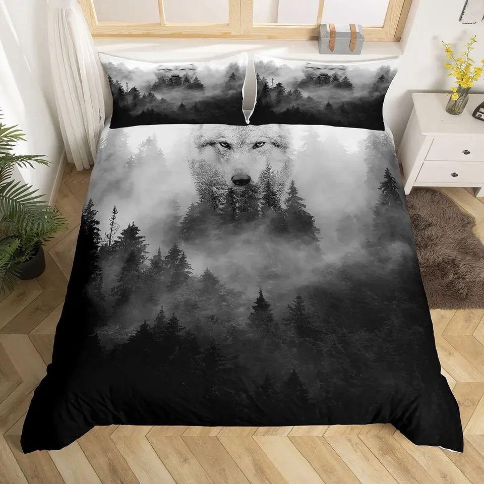 BYTUGI Ferrari 3-delige beddengoedset voor tieners en kinderen, Ferrari, 3D- print, beddengoed van microvezel, met ritssluiting en kussensloop, tweepersoonsbed (200 x 200 cm