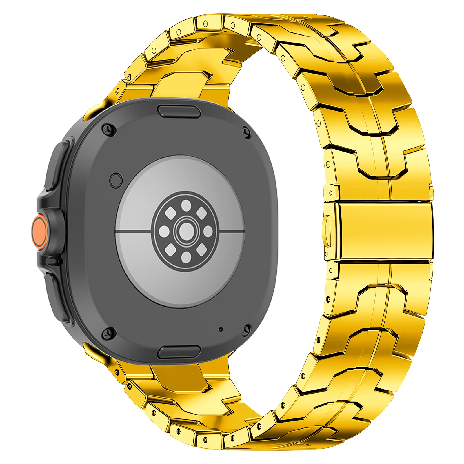 Premium Stainless Steel Bracelet for Galaxy Watch 8 Classic - Sleek Armor Metal Strap