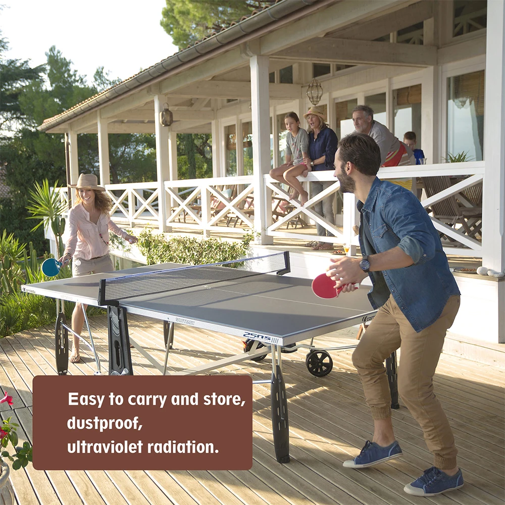 Ping Pong Table Cover 600D Oxford Fabric Heavy Duty Waterproof Dust-proof Protection for Indoor/Outdoor Ping Pong Table Cover 4