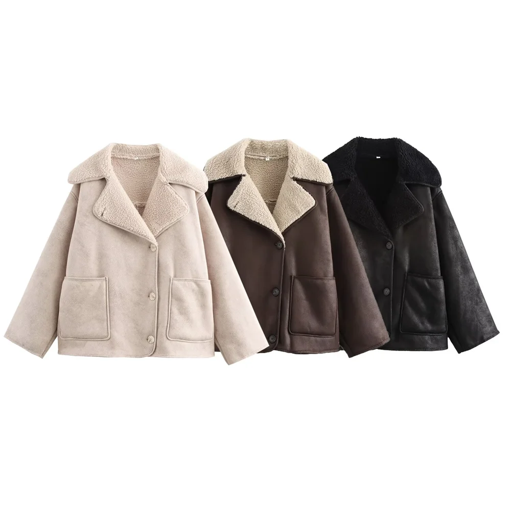 Women's Double-Sided Collar Loose Jacket