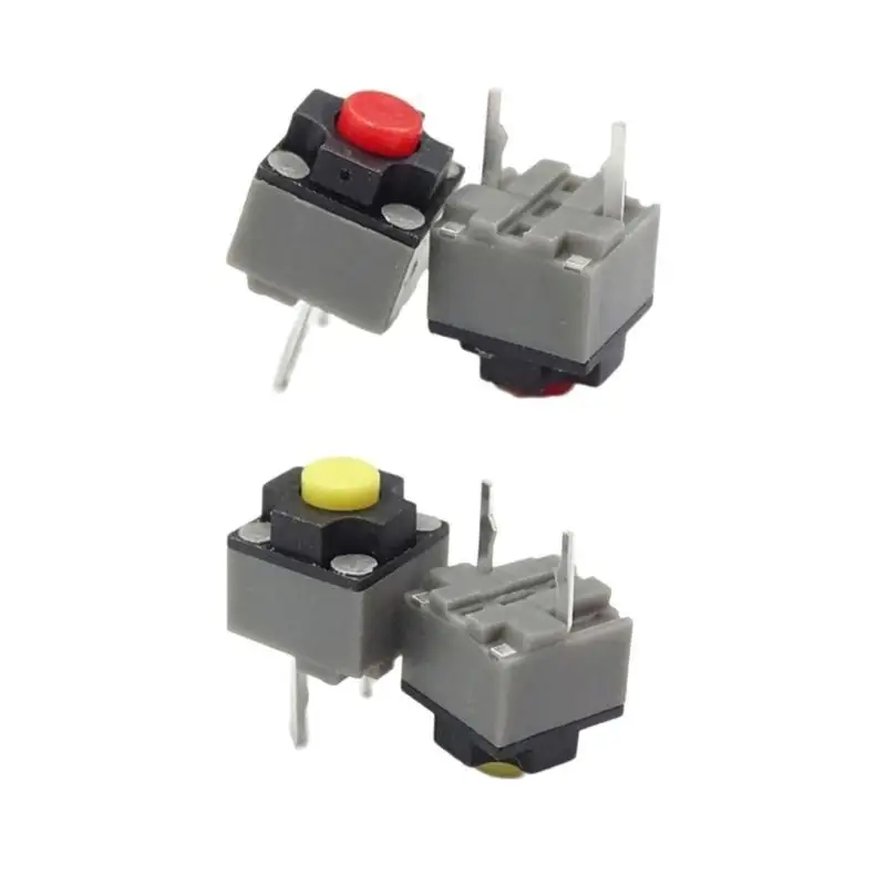 31BA 10 Stück 6 x 6 x 7,3 mm Kailhs Silents Button Wireless-Maus-Mikroschalter mit Silents-Betrieb für Gamer und Büro – Detail 1