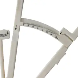 Fitness Skinfold Weight Loss Body Fat Tester Measure Chart Caliper Analyzer