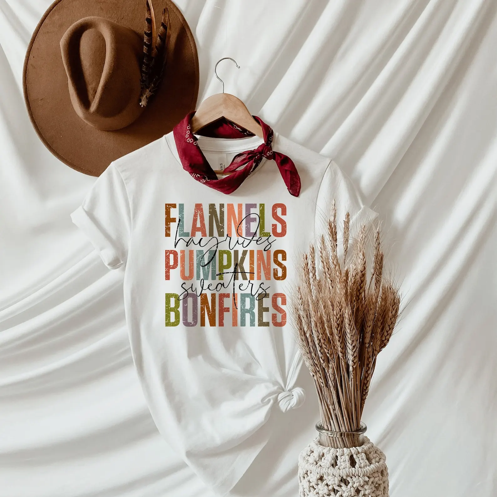 

Ретро Хэллоуин рубашка Flannels Hayrides Pumpkins свитера bonfire винтажные осенние
