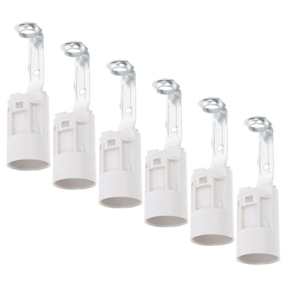 6pcsLightSocketStandardLightBulbSocketReplacementE14Lamp