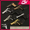 7.5cm Beretta Model 92f Pistol Detachable Metal Toy Mini Pendant Disassembly Pull Trigger Keychain Ornament Collection for Kids 1