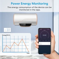 Tuya Smart Life 20A Boiler Water Heater Switch Touch Panel Control Timer Countdown Energy Monitoring Work with Google Home Alexa 4