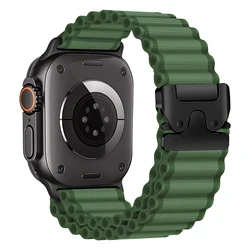 Nylon Parachute Strap Bracelet - 42 44 45 49 S10 - 46mm (Army green)