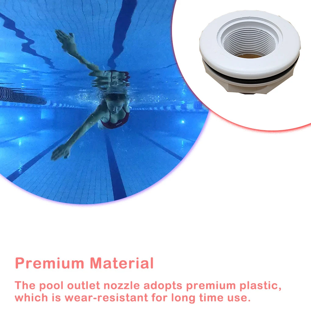 Pool Suction Outlet Nozzle Thread Basin Channel Drain Universal Eyeball