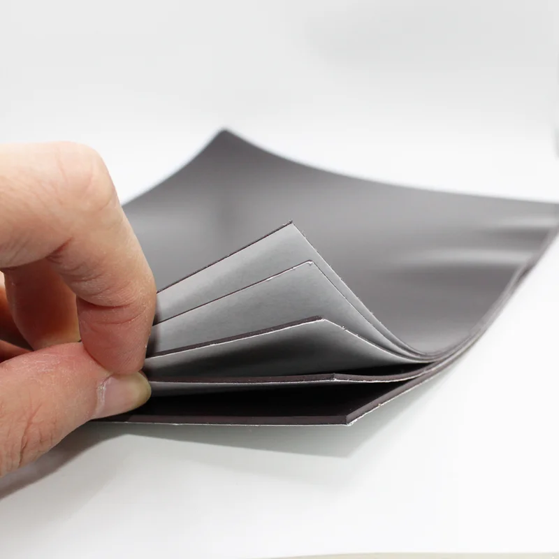 두꺼운 0.5/1.0/1.5mm A4 고무 부드러운 흰색 자기 시트 냉장고 사진 그림 냉장고 자석에 대 한 자기 접착 자기 테이프