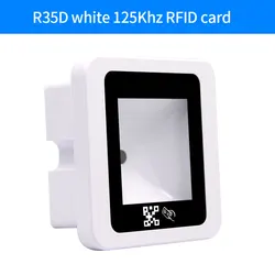 12V RFID Embedded 2D QR Code Reader with Multiple Interfaces (R35D white)