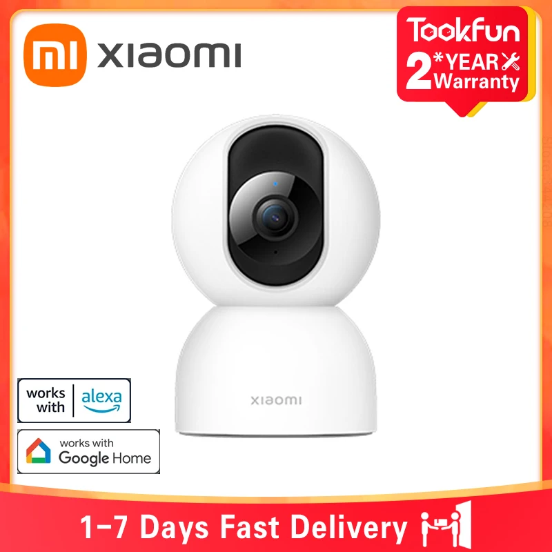 Global Version Xiaomi Mi Smart Camera C400 Smart Security With 2.5K Clarity  4MP 360° Rotation AI Human Detection Support Wi-Fi - AliExpress