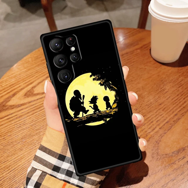 thumbnail image 1 of Anime D-Dragon Balls For Samsung Galaxy S23 S22 S21 S20 FE S10 S9 S10E S8 Plus Ultra Lite 5G Black Phone Case, 1 of 5