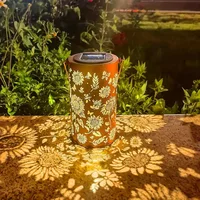 Lumière de tournesol et lumière d'ombre, lumière extérieure étanche à énergie solaire pour allée nocturne, pelouse, jardin, Patio, éclairage de décoration 5