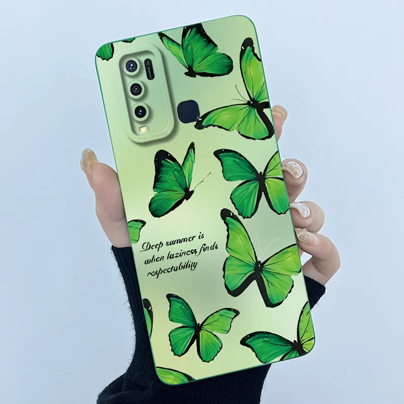 Fashion Simplicity Flower Soft Liquid Silicone Phone Case Cover