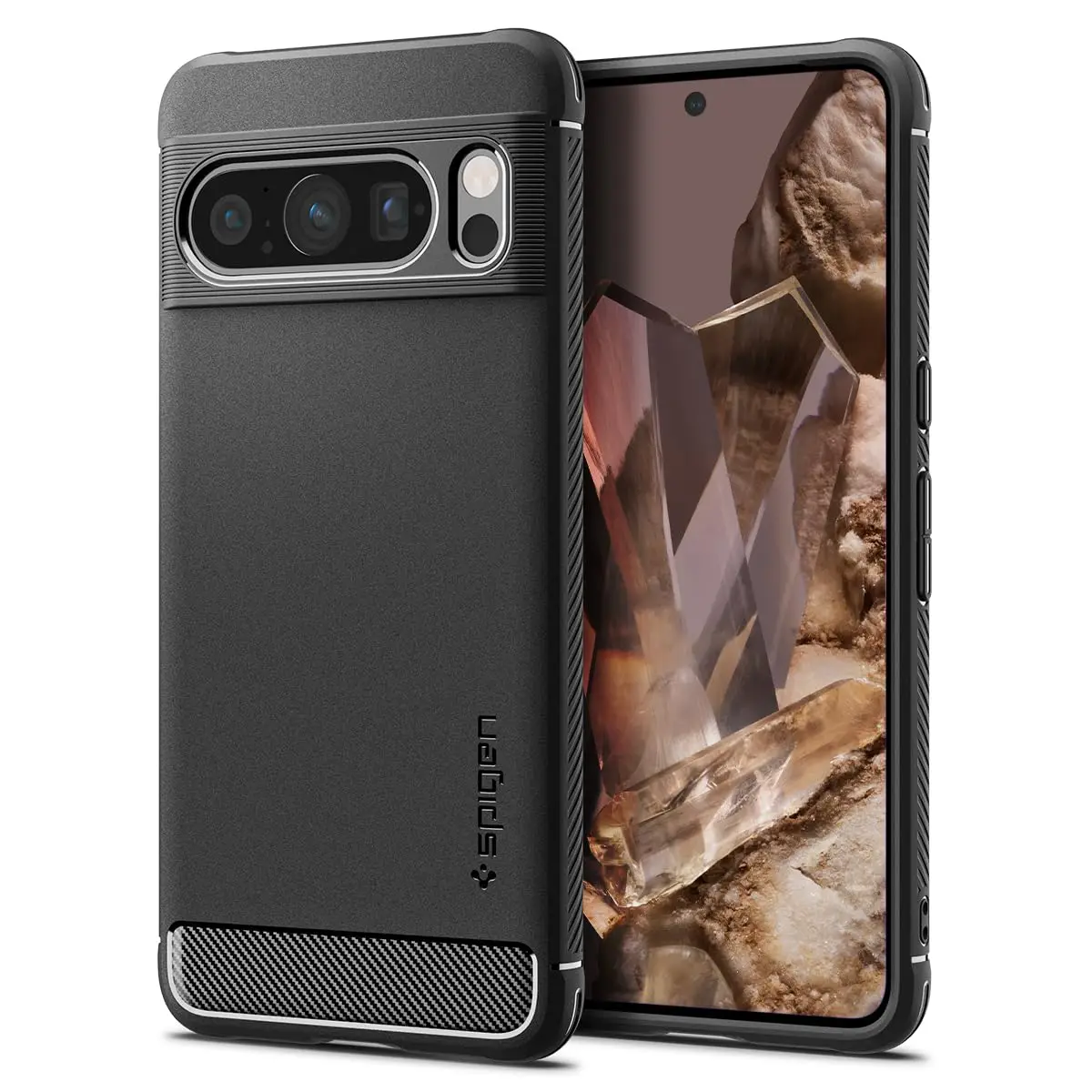 Funda Spigen Rugged Armor Google Pixel 7A MATTE Negro Case