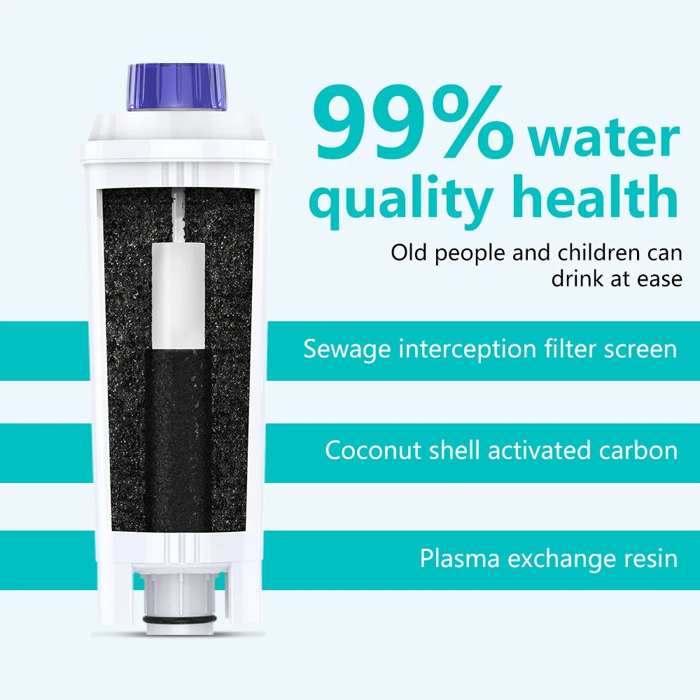 Filter installed inside a Delonghi water tank