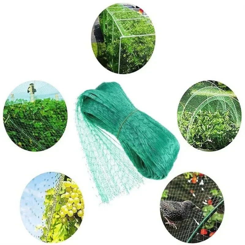 Garden Netting Woven Mesh Protect Plants Fruits Flowers Trees Stretch Fencing Durable Net Stops Birds Deer Animals