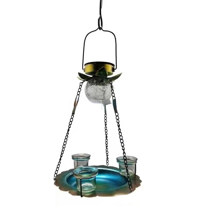 

Solar LED New Feeder Solar Crack Ball Light Hanging Feeder