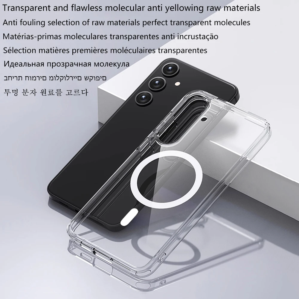 Enhanced Wireless Magnetic Clear Acrylic Cover