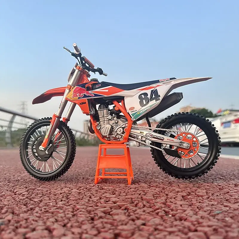 Maisto 1:6 2018 KTM 450 SX-F 팩토리 에디션 84 합금 트랙 레이싱 오토바이 모델, 금속 스포츠 오토바이 모델, 어린이 장난감 선물