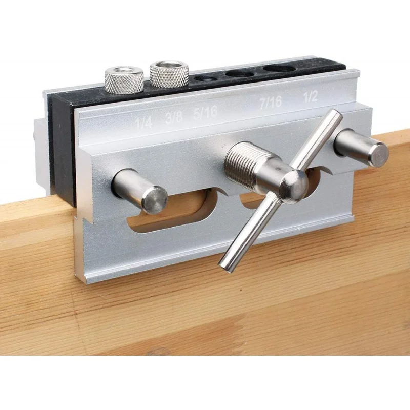 

Alloy Self Centering Doweling Jig Dowel Drill Guide Bushings Set Wood Dowel Jig Kit Woodworking Joints Tools Kit