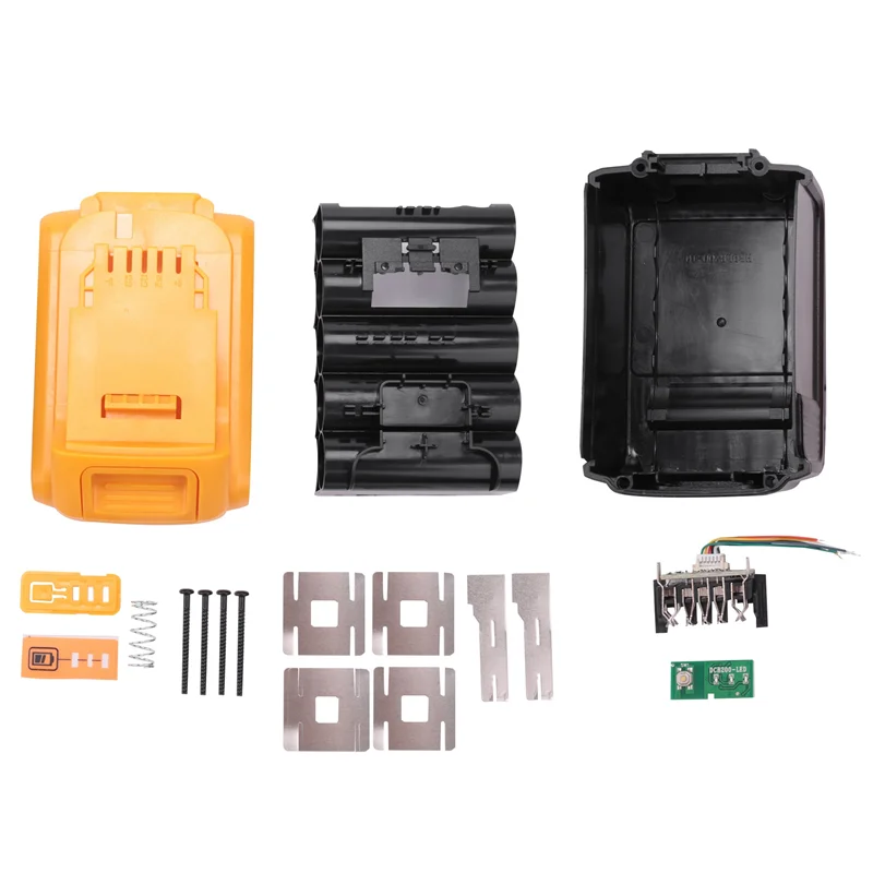 

DCB200 Li-Ion Battery Plastic Case PCB Charging Protection Circuit Board Shell for Dewalt 18V 20V DCB183 Li-Ion Battery