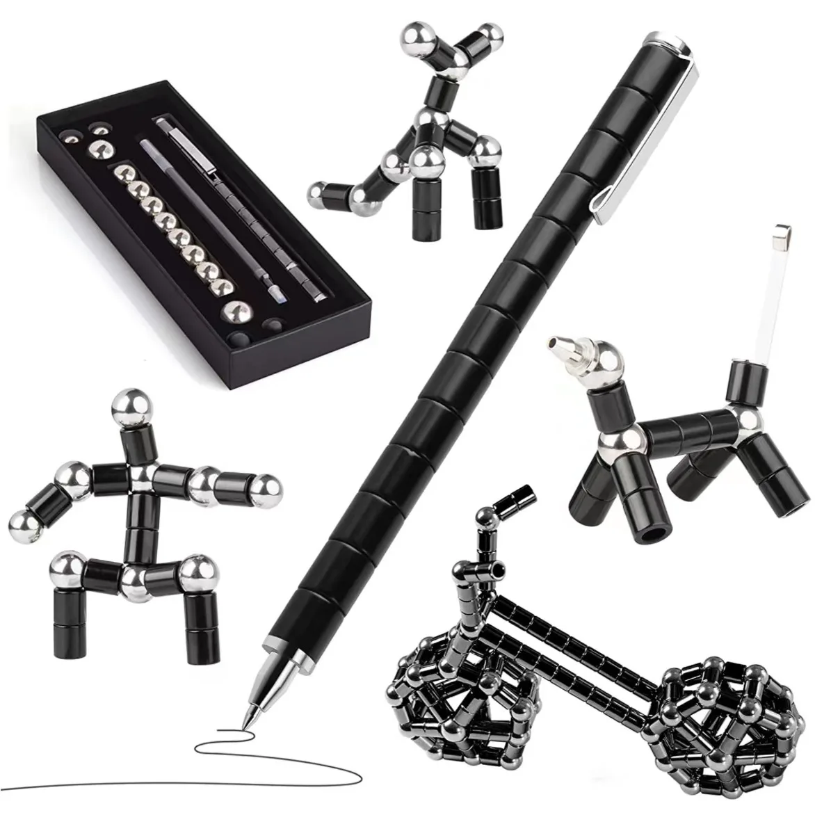 Multifunction Floating Pen Magnetic Pen Student Stress Reduction Levitation Suction Stress Relief