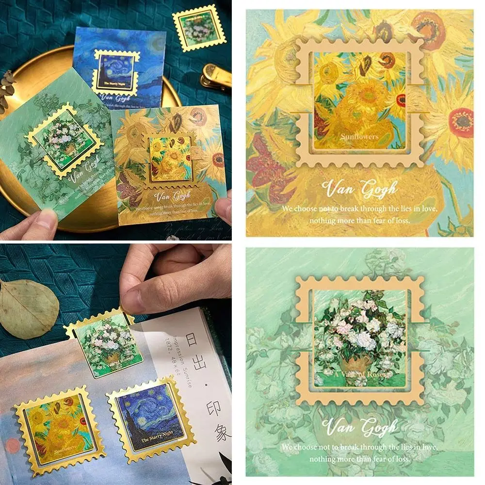 Creative Oil Painting Bookmarks Cute Landscape Separator Pages Tags DIY Funny School Office Supplies bookmarks stationery supplies oil painting bookmark