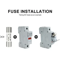 Fusibles solaires PV DC 1000V, 5/10 pièces, 1A 2A 3A 4A 5A 6A 8A 10A 15A 20A 25A 30A 32A, haute tension pour la Protection du système d'alimentation 10x38mm 3