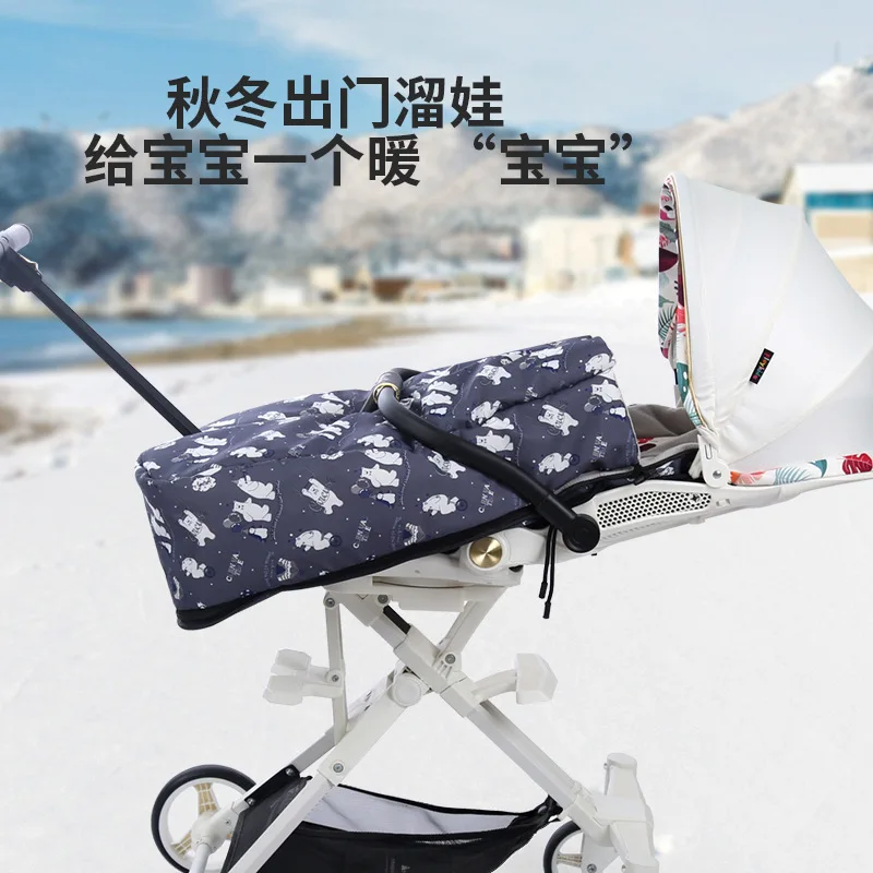 0-24Months Winter Baby Warm Envelope Sack For Discharge Windproof Thicker Universal Stroller Accessories Baby Stroller Footmuff