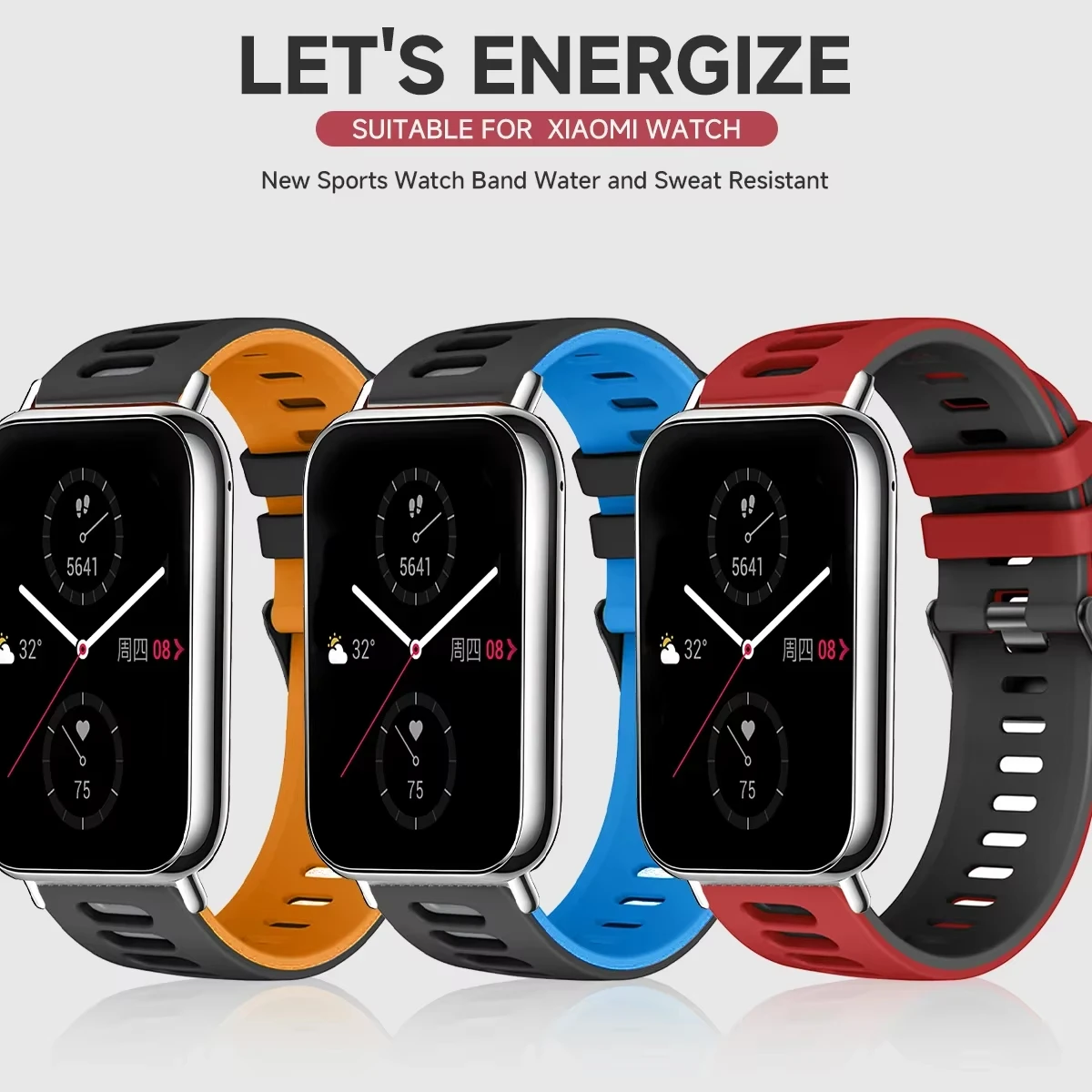 Sports Silicone Smartwatch Band - Versatile Strap Bracelet
