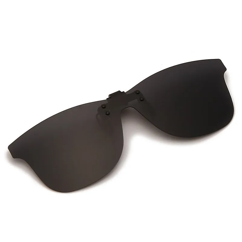 

2024 Polarized Clip on Sunglasses Clip on Glasses Square Lens Men Women Mirror Clip Sun Glasses Vision Driving UV400