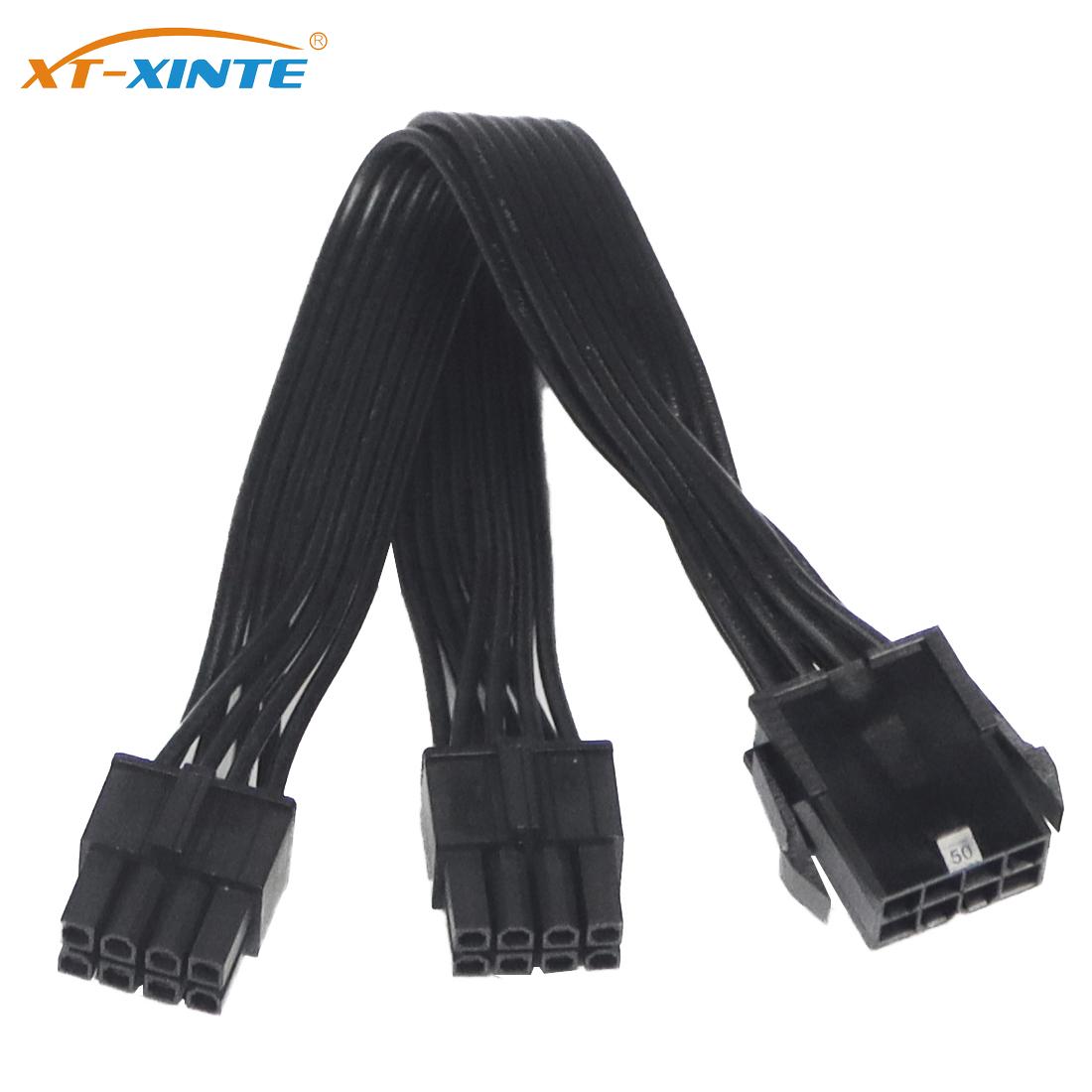 Atx 12v Cpu 8 Pin Female To Dual 8 Pin Male For Motherboard Cpu Power Adapter Y-splitter 8 Pin Extension Cable - Pc Hardware Cables & Adapters