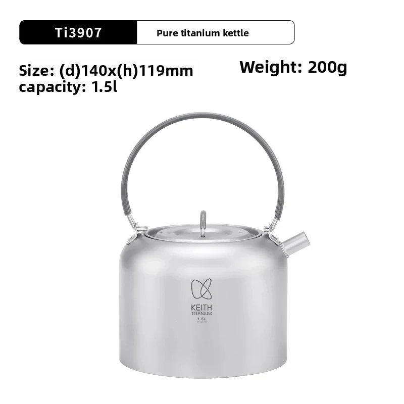 Titanium Camping Tea Kettle 6