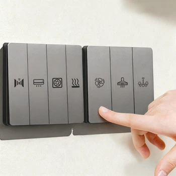 Etichette Adesive Impermeabili per Pannelli Interruttori, Adesivi per Interruttori Luce, per Casa, Ufficio, Scuola, Azienda